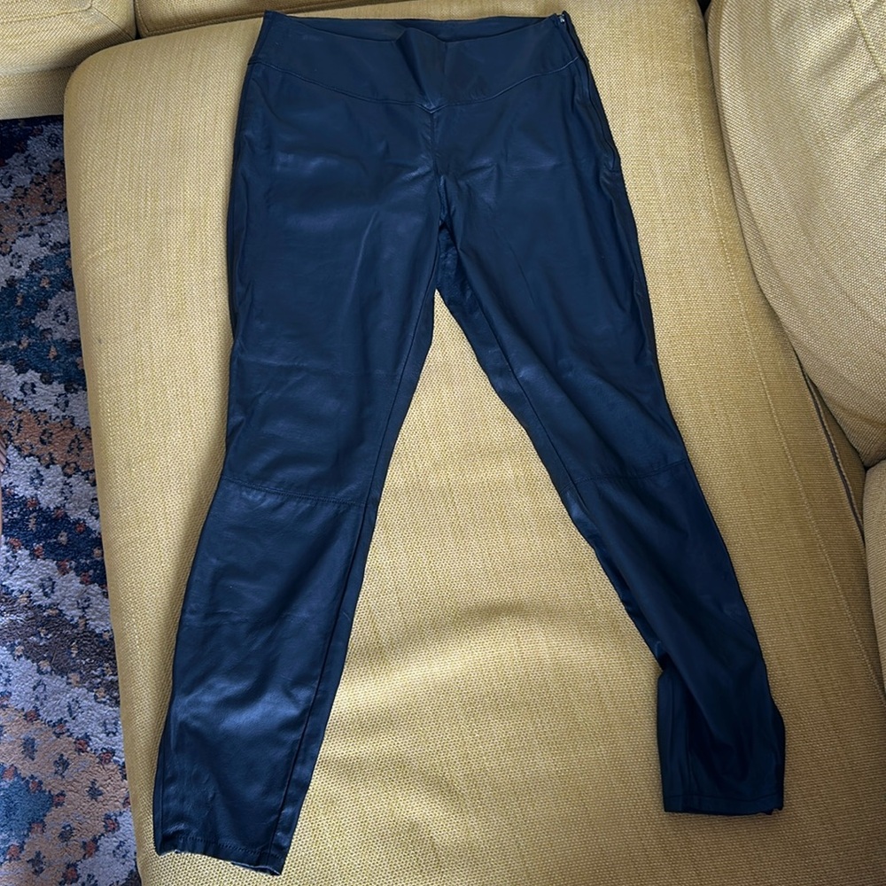Black Leather Pants